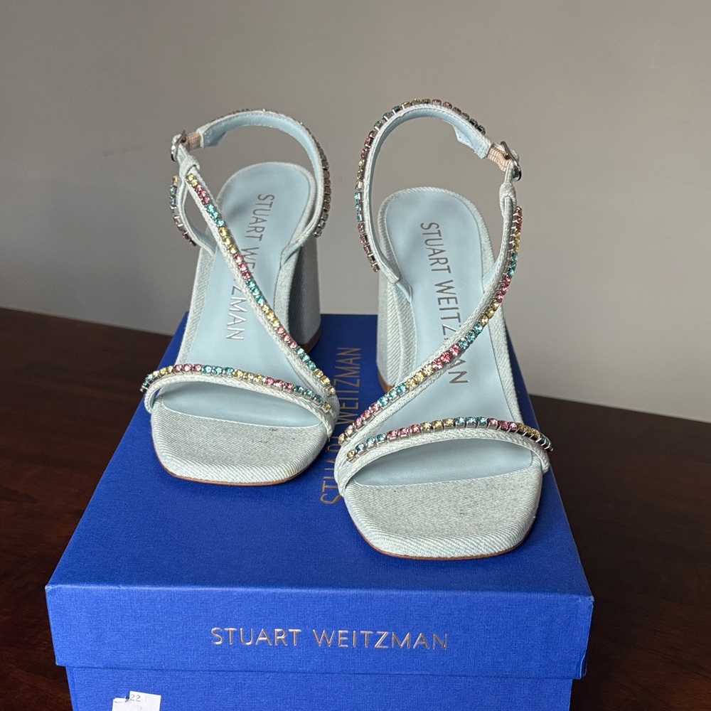 Stuart Weitzman SOIRÉE CRYSTAL 85 BLOCK